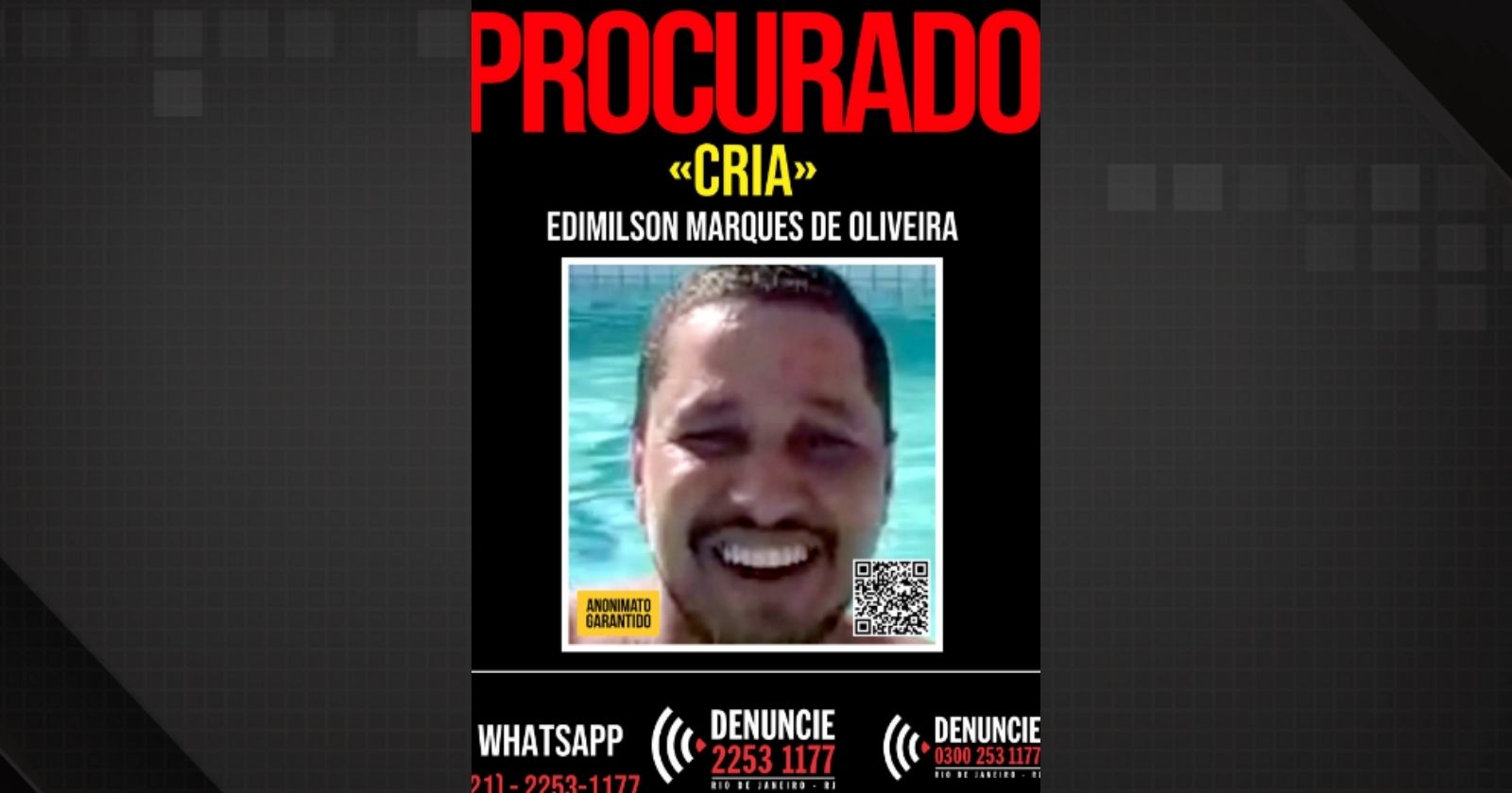 Quem era o Cria, chefe do TCP morto em operação na Maré