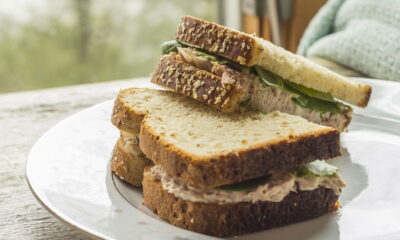 Sanduíche leve e saudável perfeito para dieta