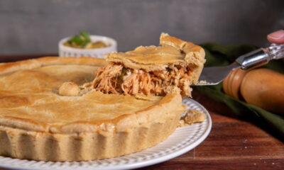 Receita de torta de frango que minha vó fazia para o almoço