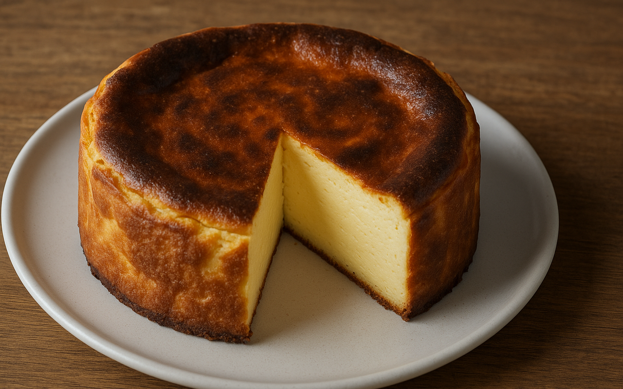 O bolo basco da vovó que virou paixão de família inteira