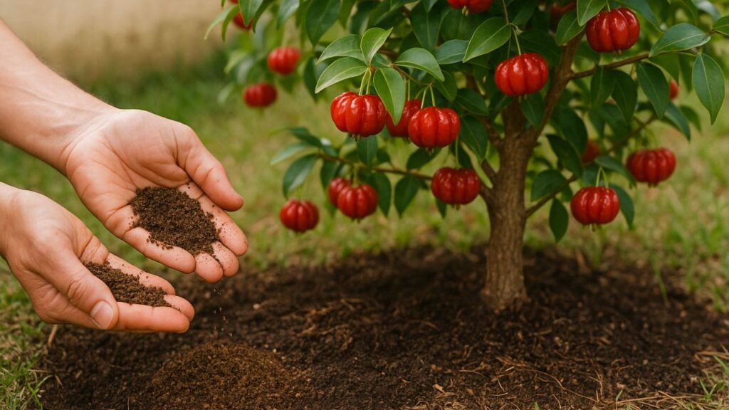 Como adubar a pitangueira e colher frutas grandes e doces no quintal