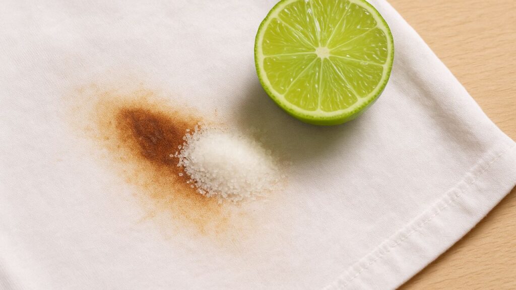 Manchas de ferrugem em roupas podem ser um verdadeiro dilema, especialmente em peças claras ou de tecidos delicados, mas há uma solução natural e eficaz: o uso de limão e sal,