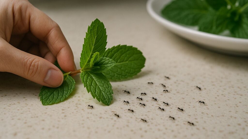 As formigas são uma presença comum e indesejada em muitas cozinhas, tornando-se um incômodo na rotina doméstica. Folhas de hortelã representam uma solução natural