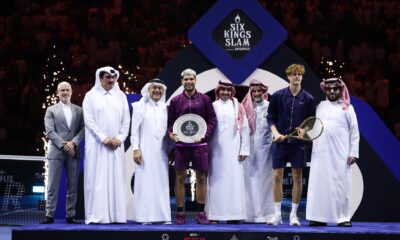 Sinner ganha raquete de ouro de R$ 1,5 milhão no Six Kings; veja detalhes