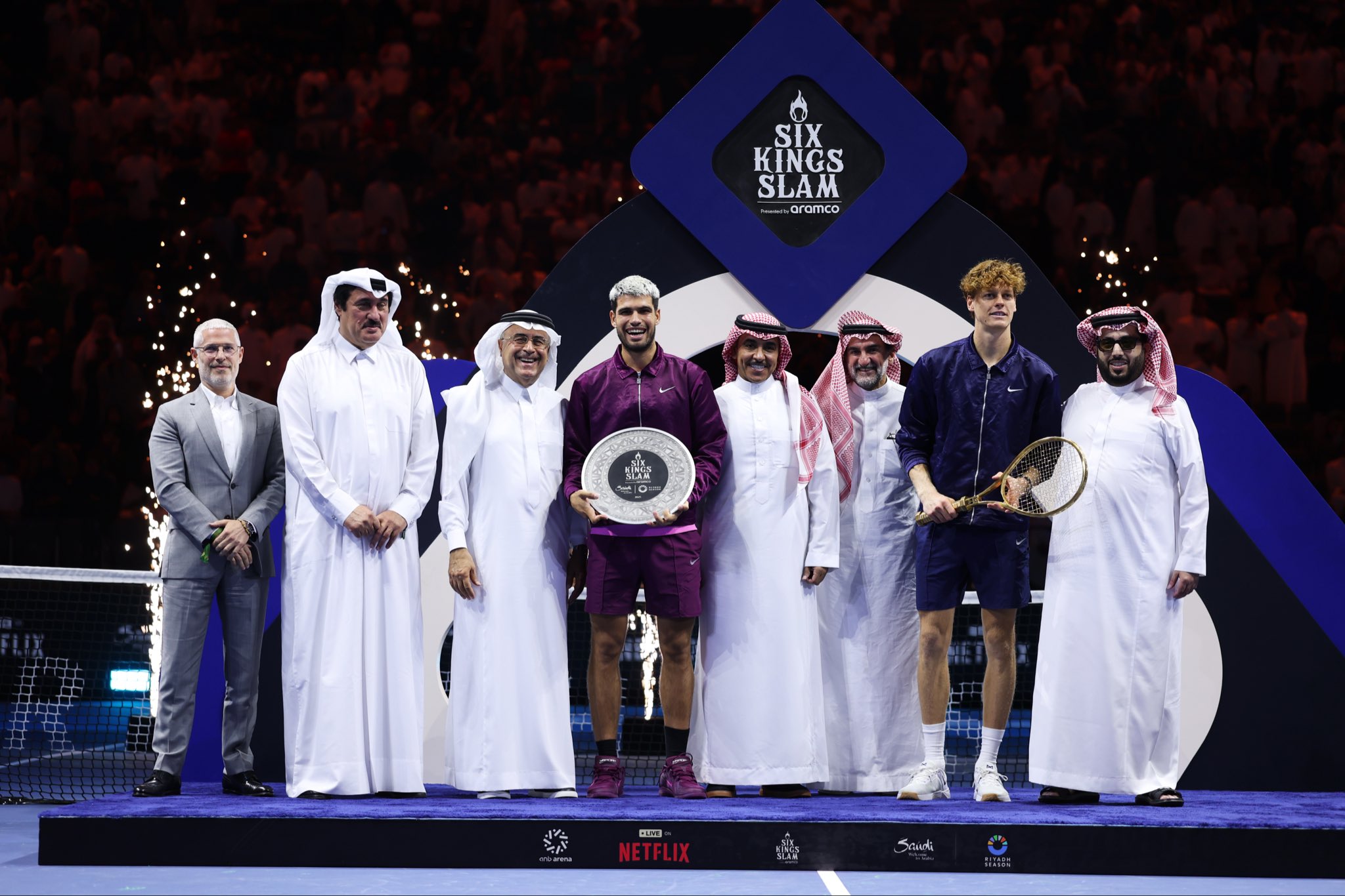 Sinner ganha raquete de ouro de R$ 1,5 milhão no Six Kings; veja detalhes