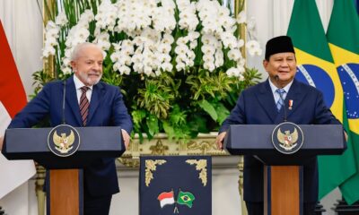 Presidente da República, Luiz Inácio Lula da Silva, durante declaração à imprensa. Palácio Merdeka – Jacarta (Indonésia)