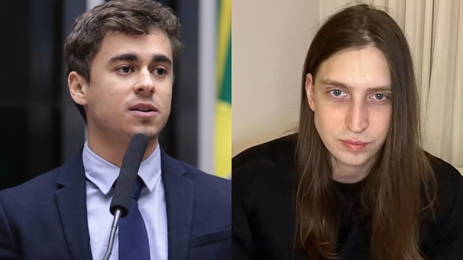 Nikolas Ferreira e influenciador Felca