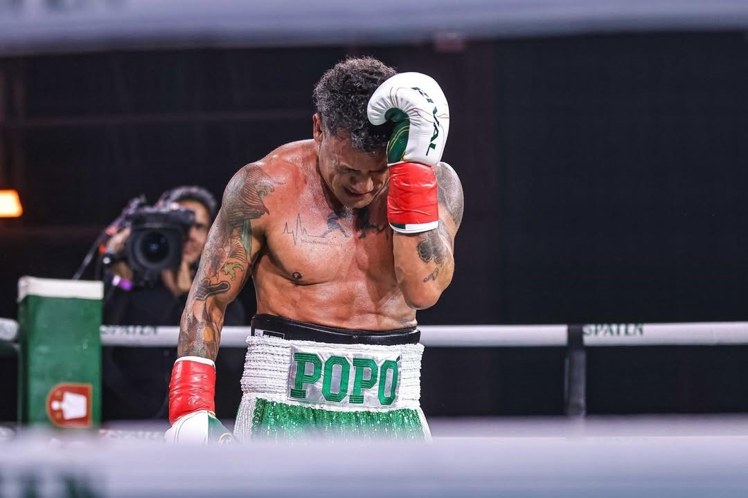 Popó se emociona ao anunciar aposentadoria do boxe após confusão