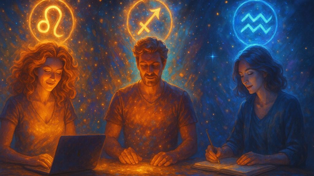 Os astros apontam 3 signos com energia criativa em alta e grandes chances de destaque
