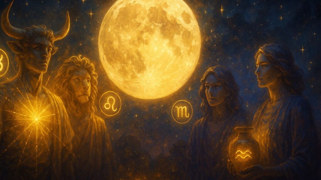 4 signos que sentirão um aumento inesperado de prosperidade com a Lua cheia