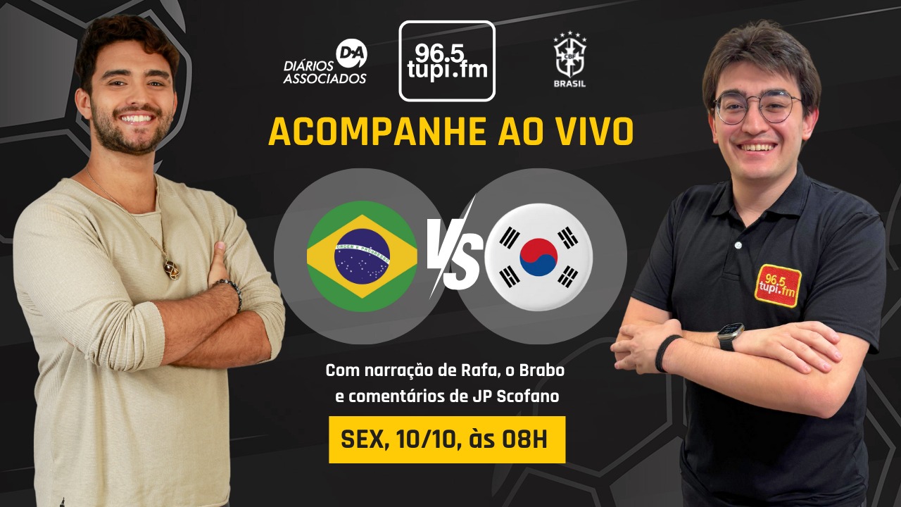 Brasil x Coreia do Sul ao vivo