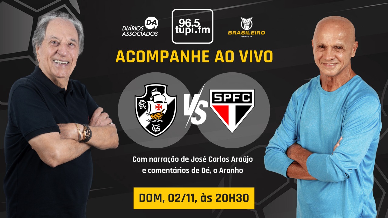 Vasco e São Paulo ao vivo