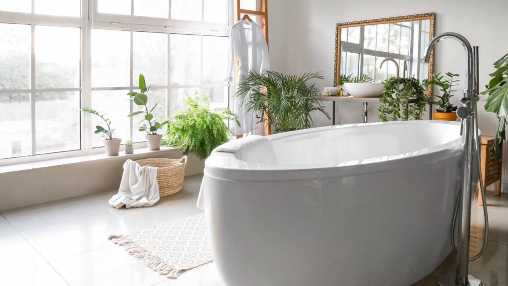 Como usar plantas para deixar o banheiro mais acolhedor