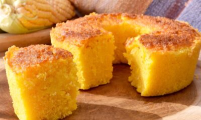 Receita de bolo de milho verde cremoso simples e deliciosa