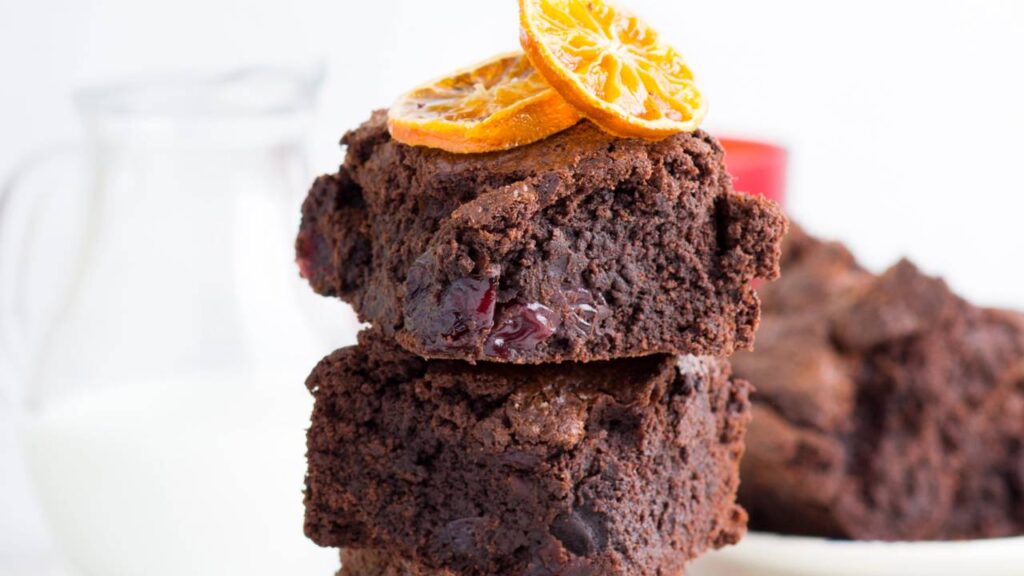 O brownie molhadinho com cacau que derrete na boca
