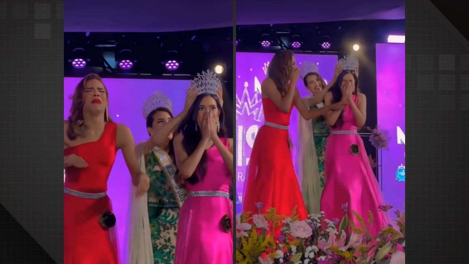 Candidata comemora vitória por engano em concurso de Miss e vídeo viraliza