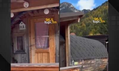 mulher viraliza ao se hospedar em barril gigante alugado no Airbnb no Rio