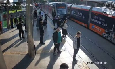 Mulher é salva “por um triz” de ser atropelada por trem na Turquia; vídeo impressiona