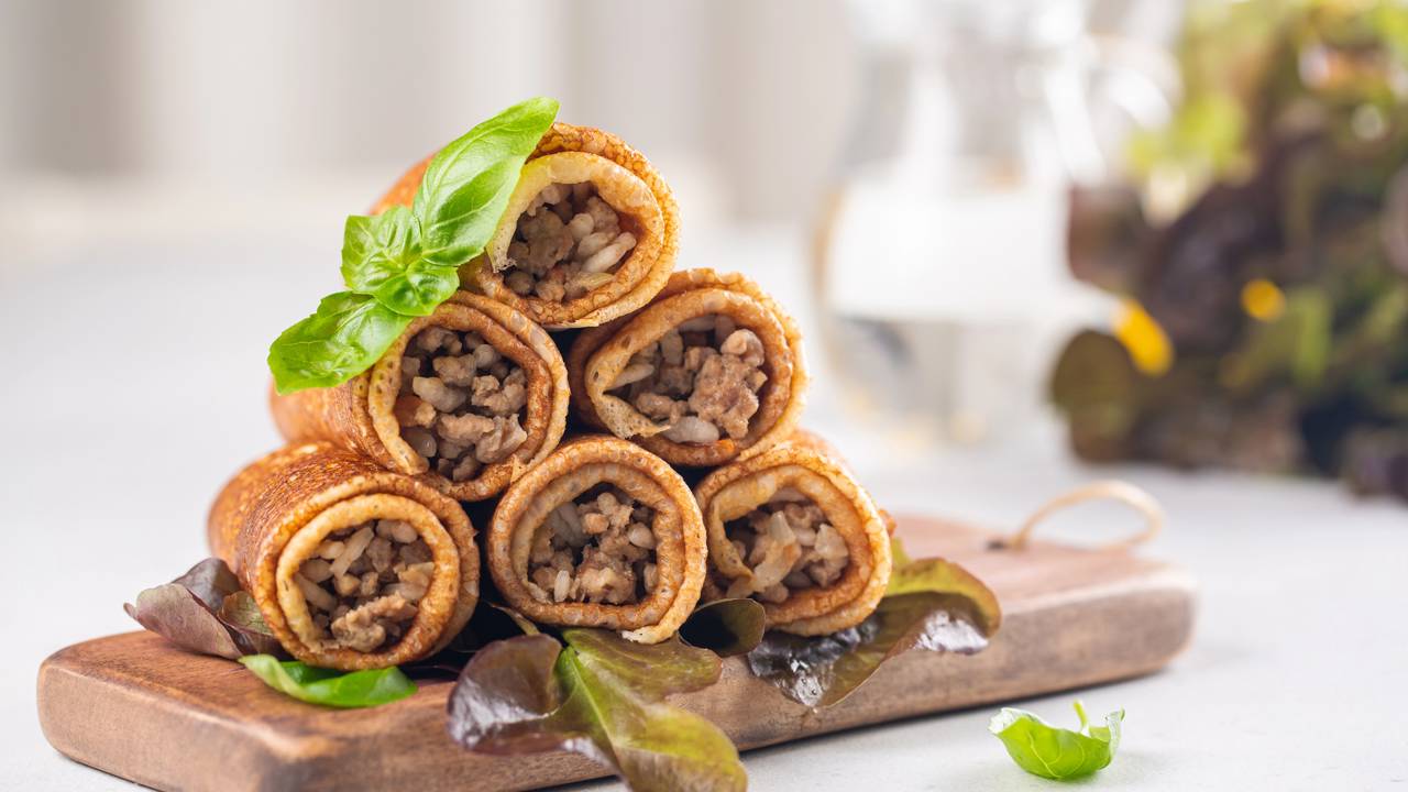 Receita de panqueca de carne moída que rende muito e custa pouco