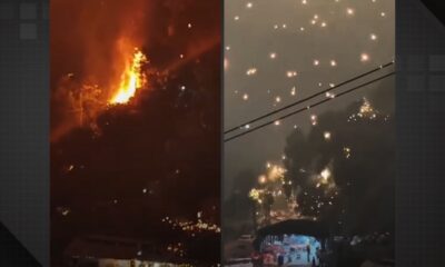 Show de drones pega fogo e causa pânico em Liuyang, China