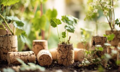 Coloquei rolhas na terra das plantas e meu jardim virou ouro em poucos dias