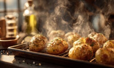 Receita de batatas assadas que ficam mais crocantes que frita e sem gordura