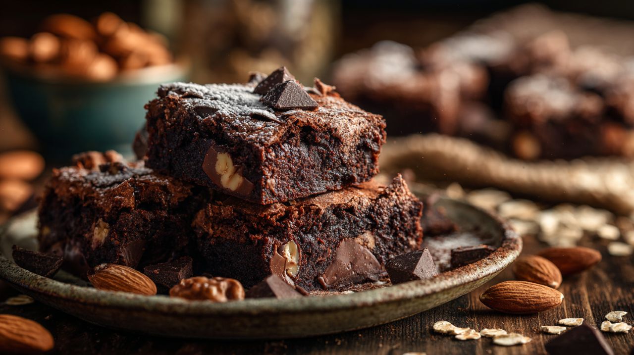 Receita de brownie low carb, sem farinha nem açúcar que fica pronto em poucos minutos