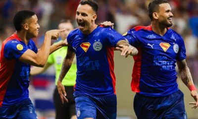 Bahia goleia o Grêmio e sonha com vaga na Libertadores