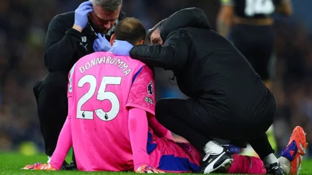 Donnarumma é acusado de fingir uma lesão no jogo entre Manchester City e Leeds