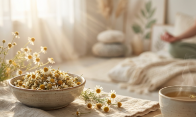 O efeito da camomila no autocuidado vai além do que parece à primeira vista