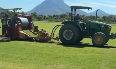 Gramado de São Januário (Foto: Reprodução/Instagram)