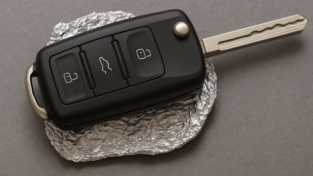 Esse truque com papel alumínio na chave pode impedir o furto do seu carro