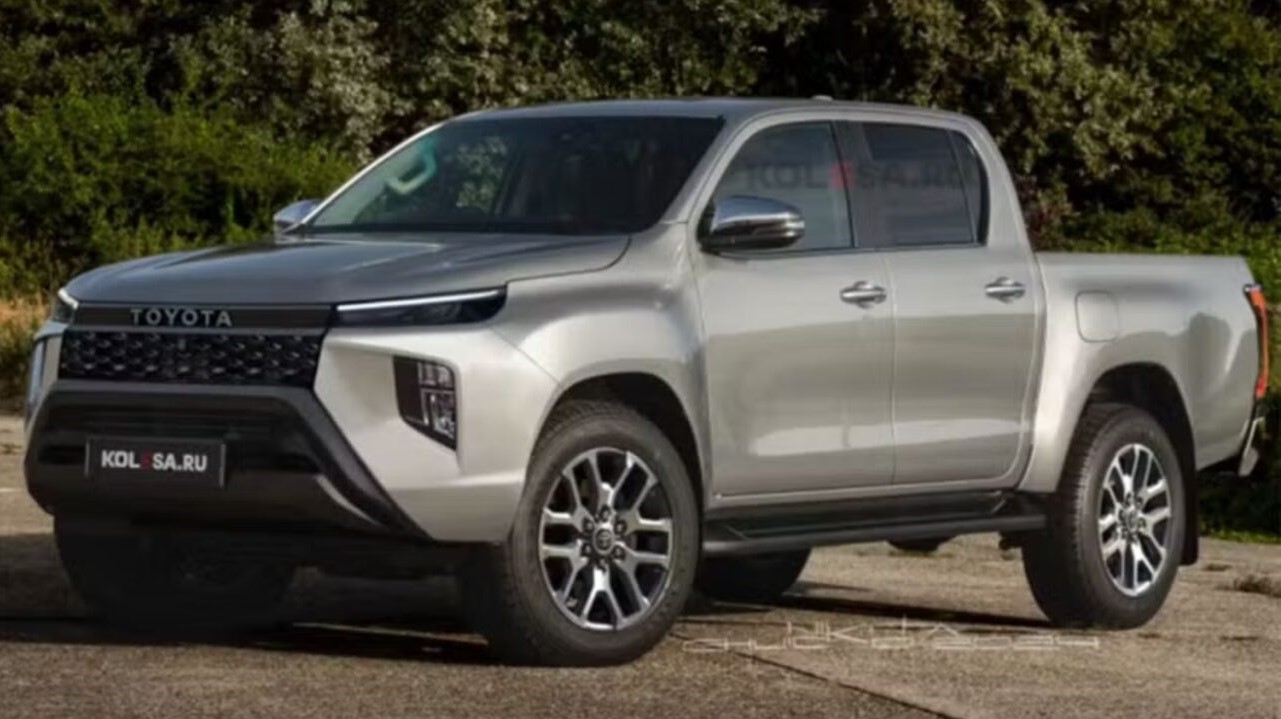Toyota Hilux 2027 chega com versão híbrida, novo visual e painel digital