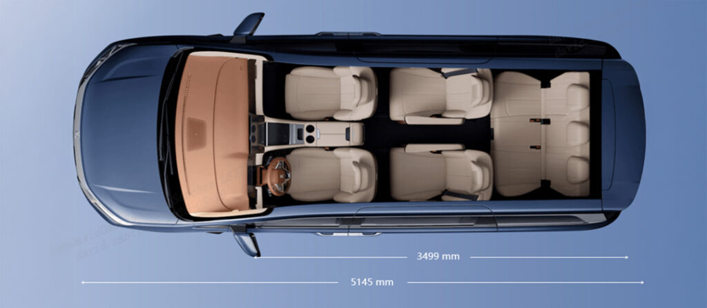 BYD M9 impressiona com design familiar e interior luxuoso