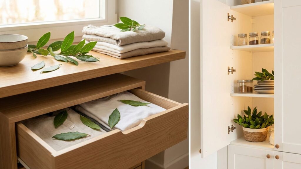 O poder das folhas de louro para afastar baratas e traças