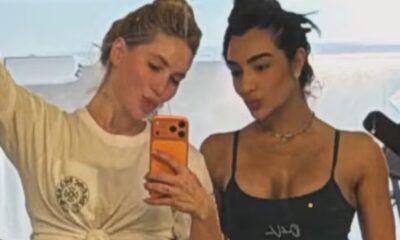 De microshort, Virginia posa após treinar e exibe barriga trincada