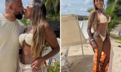 Mãe de Ludmilla curte férias românticas com ex-segurança da filha