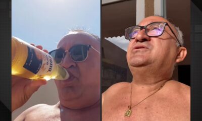 Professor “divo” bomba nas redes ao dublar Shakira e Mariah Carey com cerveja na mão