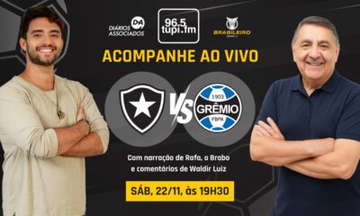 Botafogo e Grêmio ao vivo
