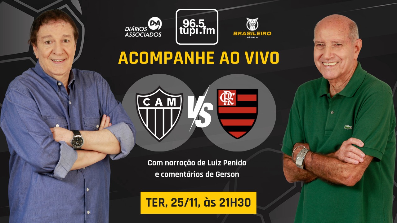 Flamengo e Atlético-MG ao vivo
