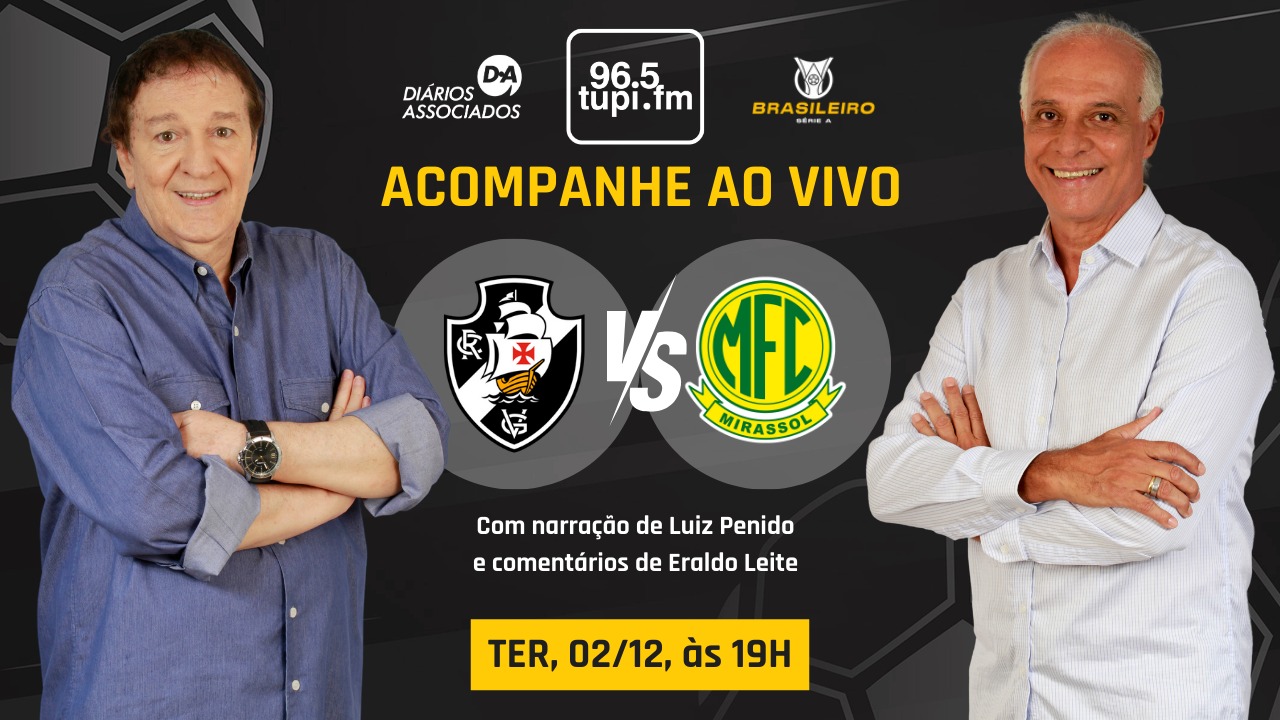 Vasco e Mirassol ao vivo