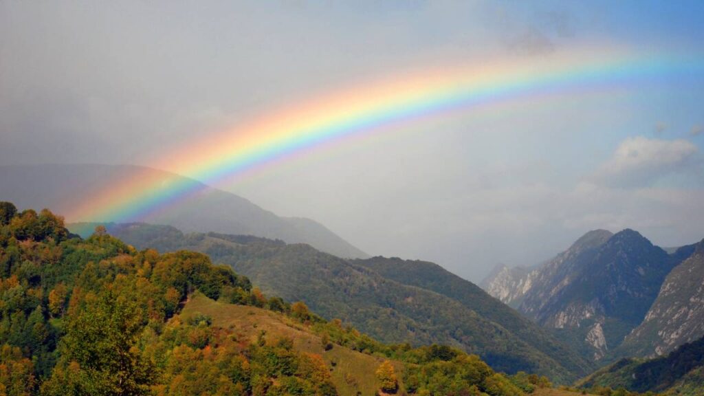 Por que o arco-íris nunca aparece no mesmo lugar