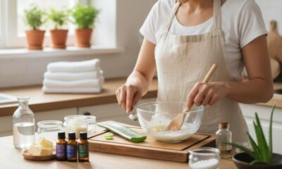 Receita caseira de creme hidratante de babosa para o corpo