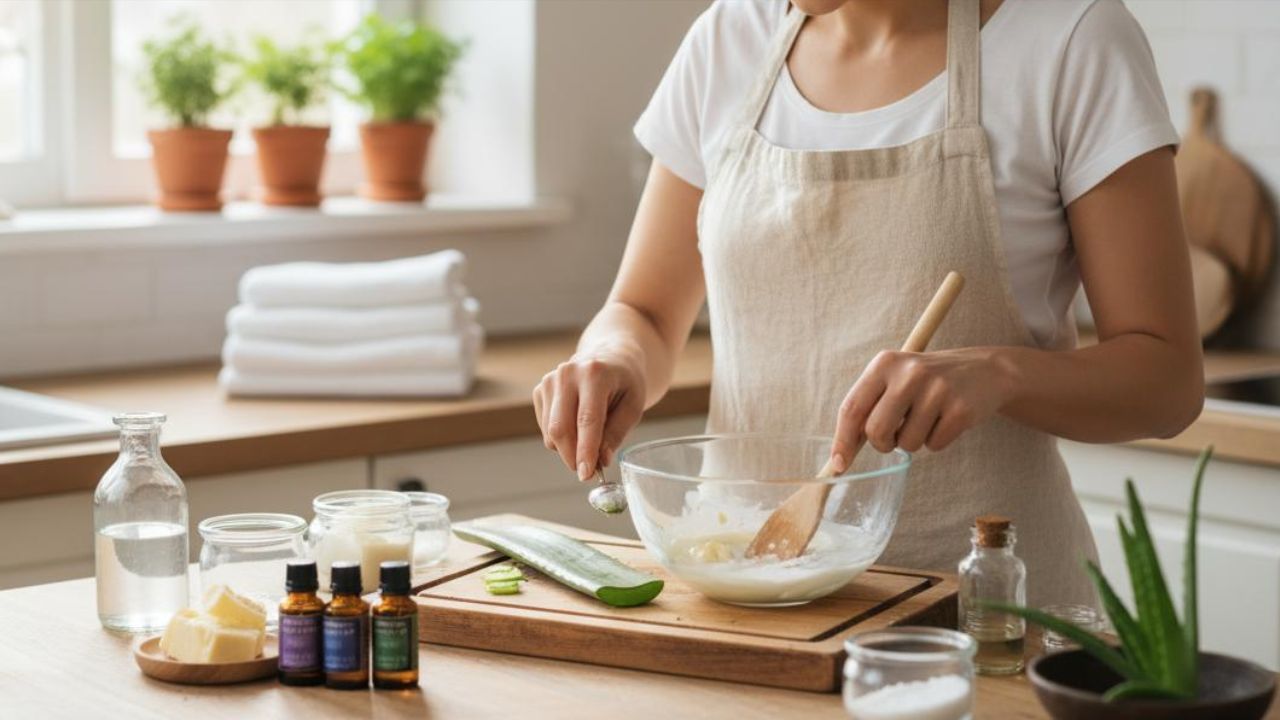 Receita caseira de creme hidratante de babosa para o corpo