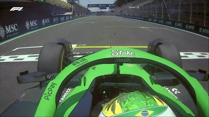 Gabriel Bortoleto no treino livre para o GP de São Paulo de F1. Foto: Divulgação / X.