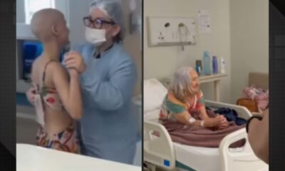 Vídeo: cantor visita pacientes com câncer e emociona com gesto solidário