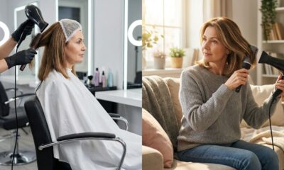 Quanto custa a escova no salão x modelar o cabelo em casa