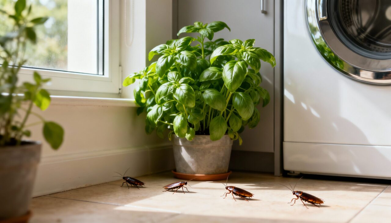Manjericão é o melhor repelente natural de baratas, basta coloca-ló na cozinha e ver o milagre