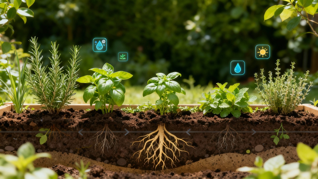 Como plantar ervas aromáticas juntas sem competição de raízes