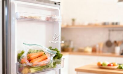 Cenouras frescas por mais tempo com cuidados simples que mantêm firmeza e sabor